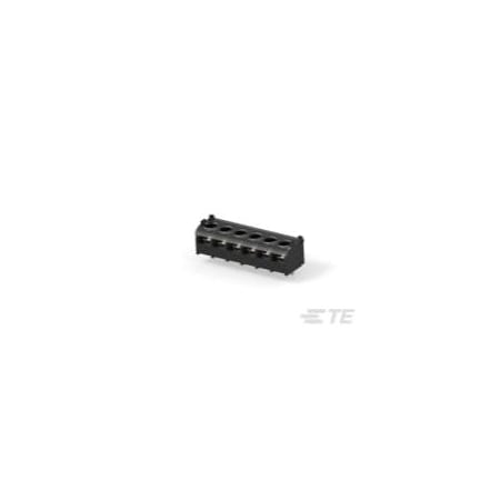 Te Connectivity Barrier Strip, 1 Row, 15 A, 300 V, 14 AWG, Pin Termination 1546927-6